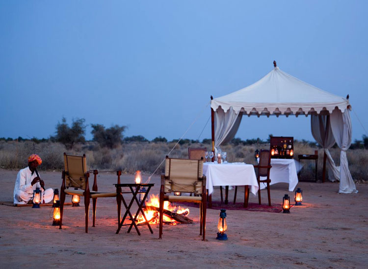 Night Camping in Pushkar