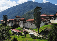 Trongsa Dzong in Bhutan